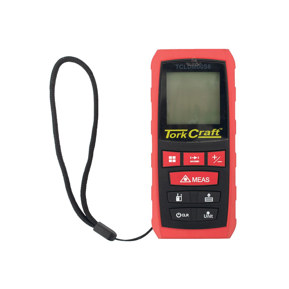 TORK CRAFT LASER DISTANCE METER 0.2 - 60M VOL/AREA/MIN/MAX/PYTH AAA BAT INC