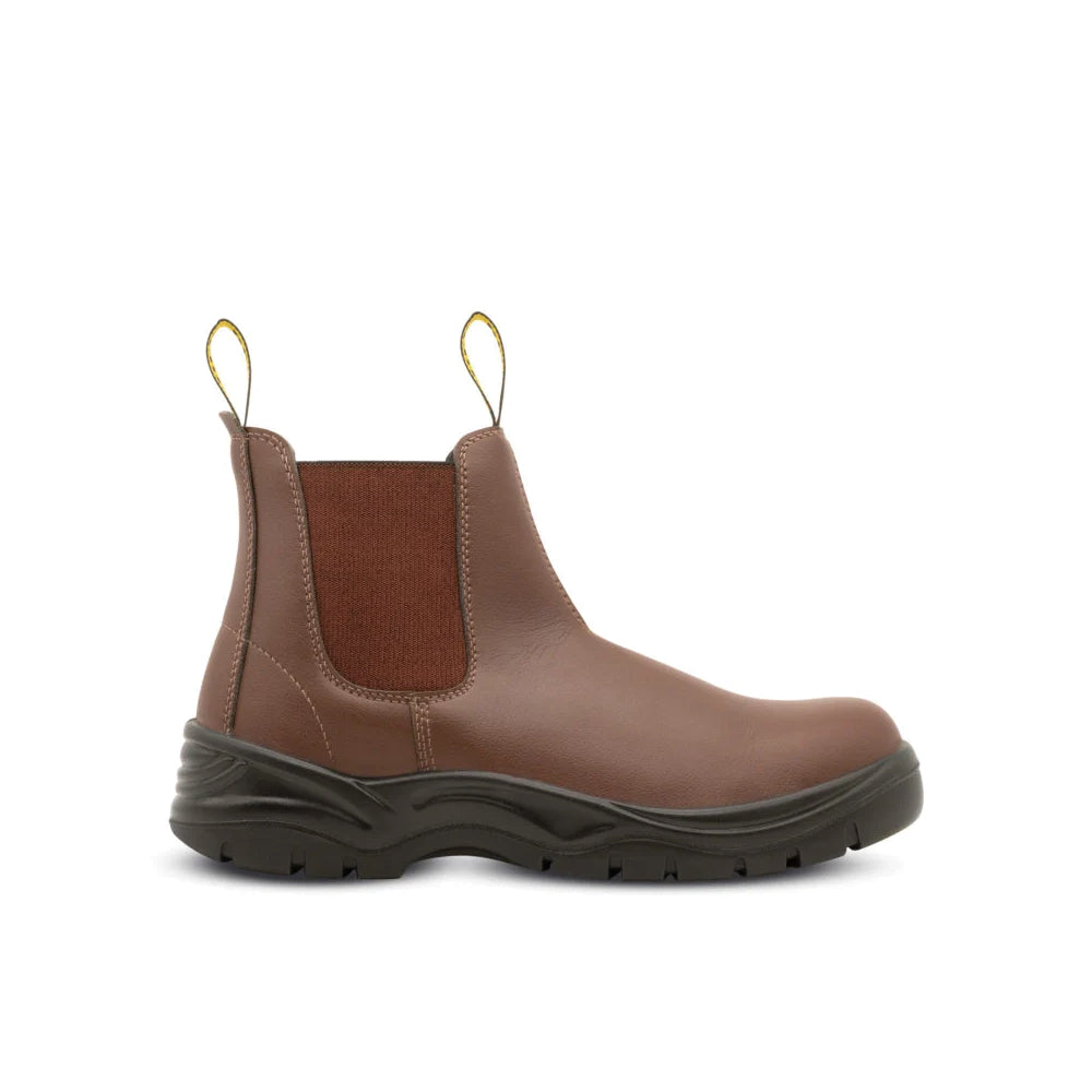 REBEL CHELSEA BOOT STC COLOUR-BROWN SIZE-11