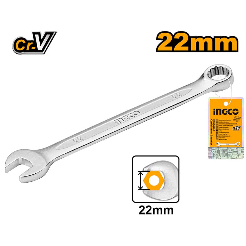 INGCO SPANNER COMBINATION 22MM