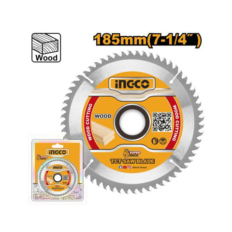 INGCO BLADE TCT WOOD 185X40T 20/16