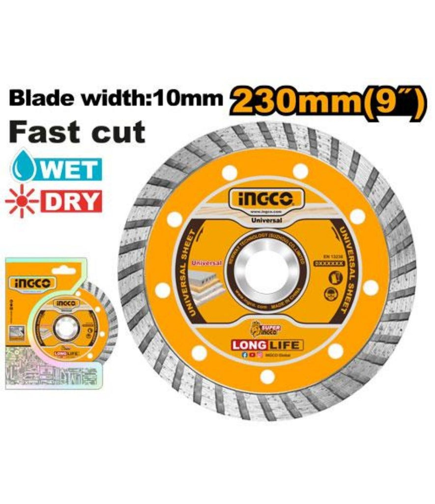 INGCO TURBO DIAMOND BLADES 230MM 5PC