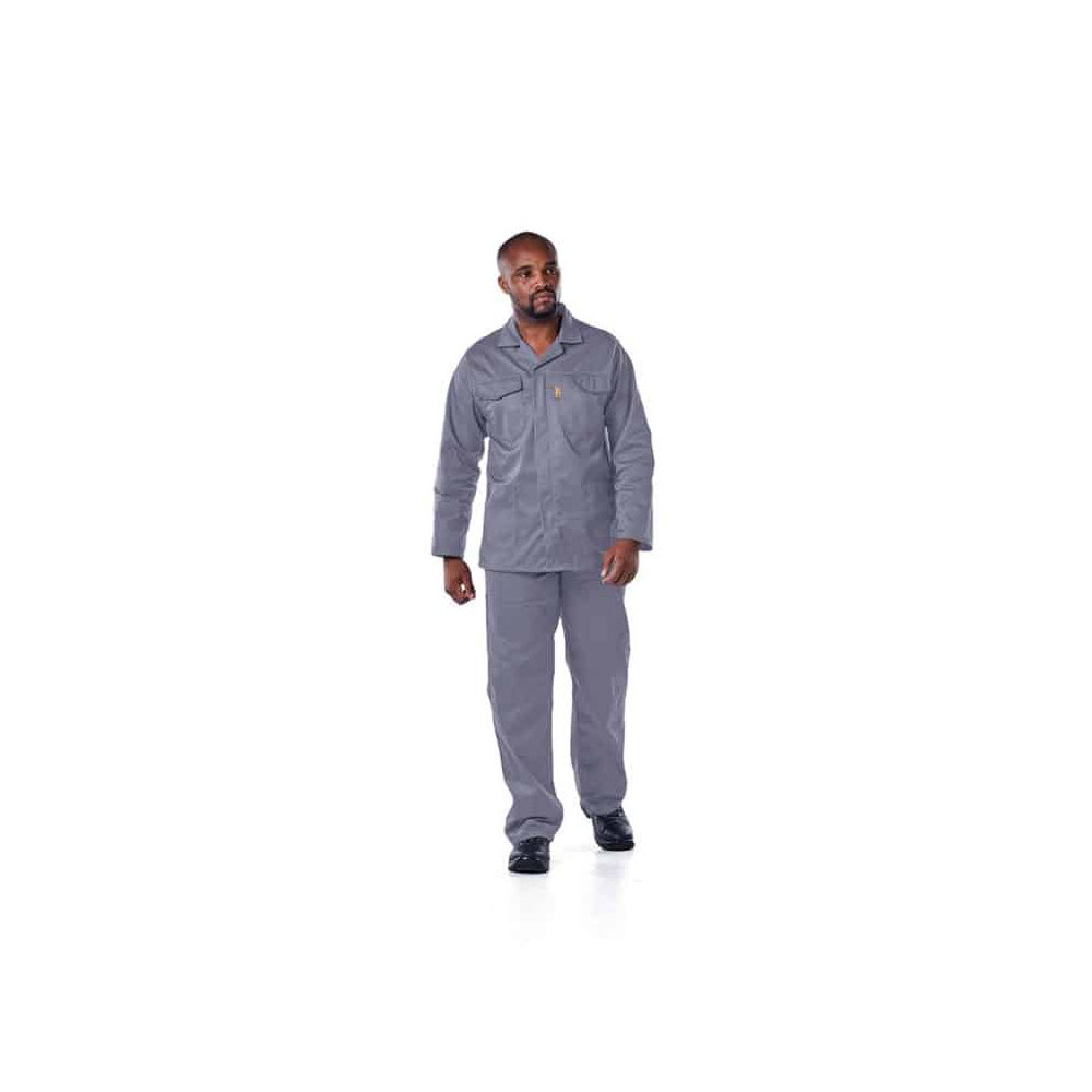 DROMEX EXECUFIT POLYCOTTON CONTI PANTS COLOUR-GREY SIZE 48